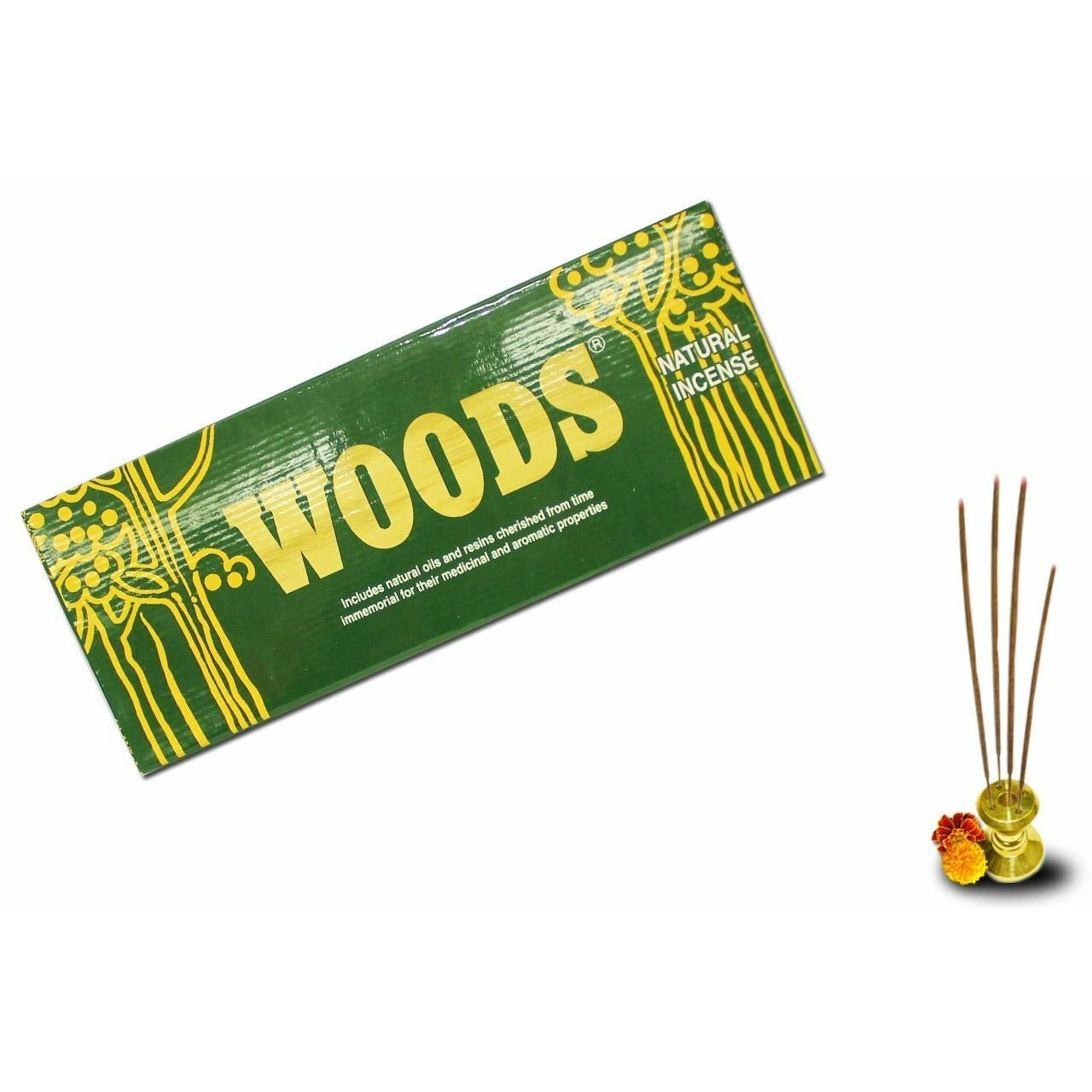 Woods - Hand rolled Premium incense sticks - fragrance: sandalwood